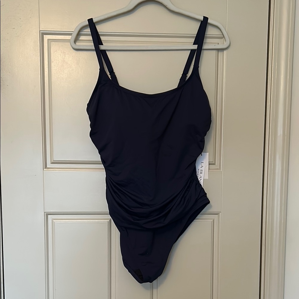 La Blanca Island Goddess Lingerie One Piece - Indigo